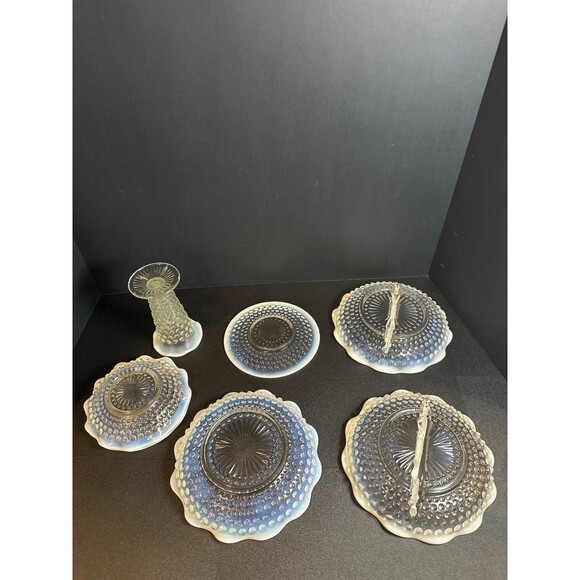 Anchor Hocking Moonstone Opalescent Glass 7-pc Set - Picture 8 of 10